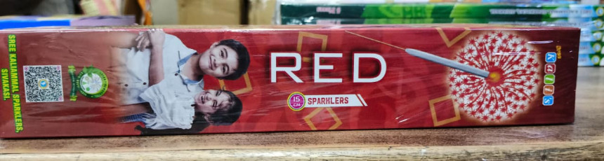 15 CM RED SPARKLERS